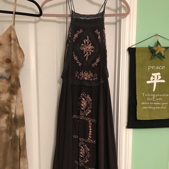 Free People Black DIAMONDS IN THE SKY Midi - Picture 14 of 14